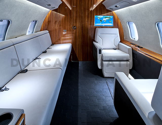 Global Express refurbished by Duncan Aviation