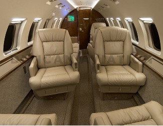 Hawker 100 updated interior