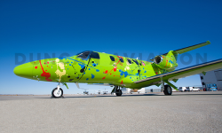 Exterior paint of Duncan Aviation's Citation M2