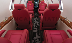 Red upholstery in citation 560XL