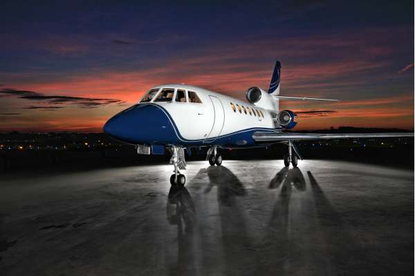 1985 Falcon 50 aircraft